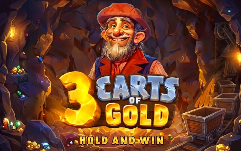 Test 3 Carts of Gold: Hold and Win casino slot at Dafabet.
