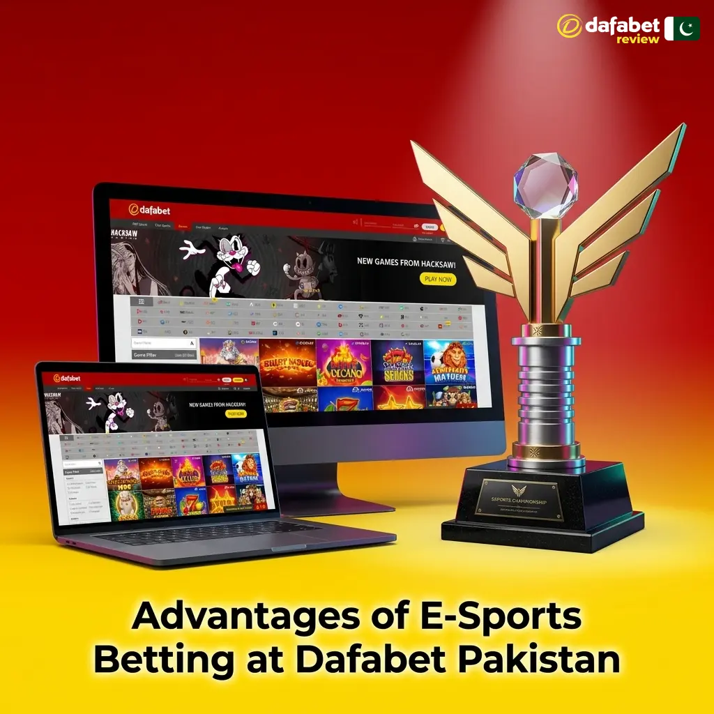 Dafabet Pakistan esports betting advantages including odds, bonuses, local payments, support and mobile app