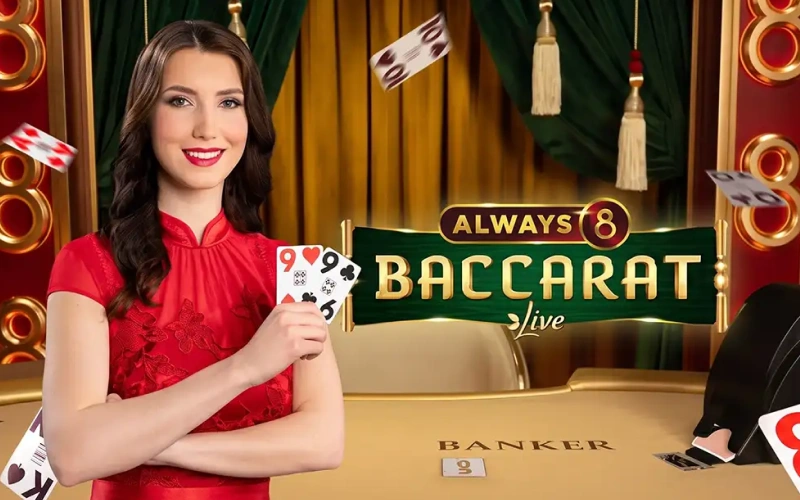 Master your strategy in Always 8 Baccarat casino live game at Dafabet.