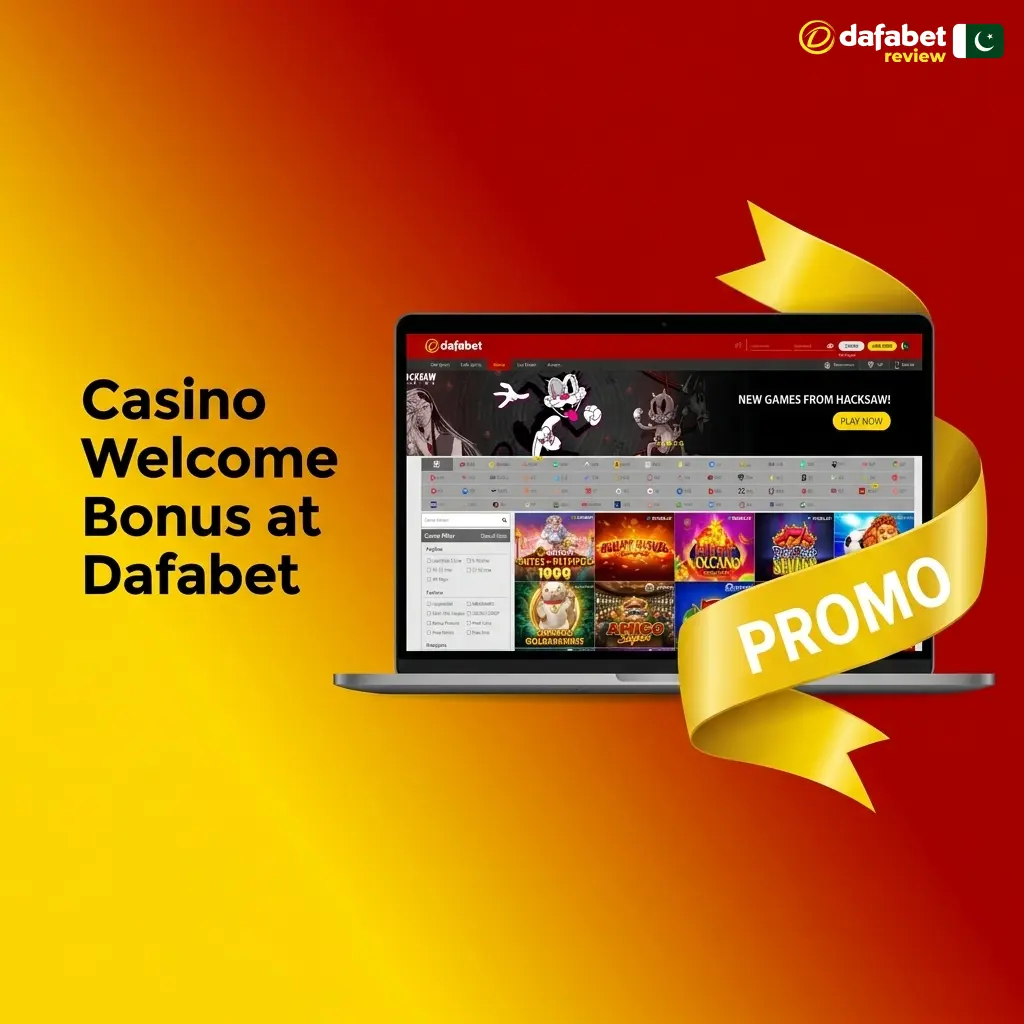 Dafabet Casino Welcome Bonus 100% first deposit match up to PKR 40,000 for live dealer games