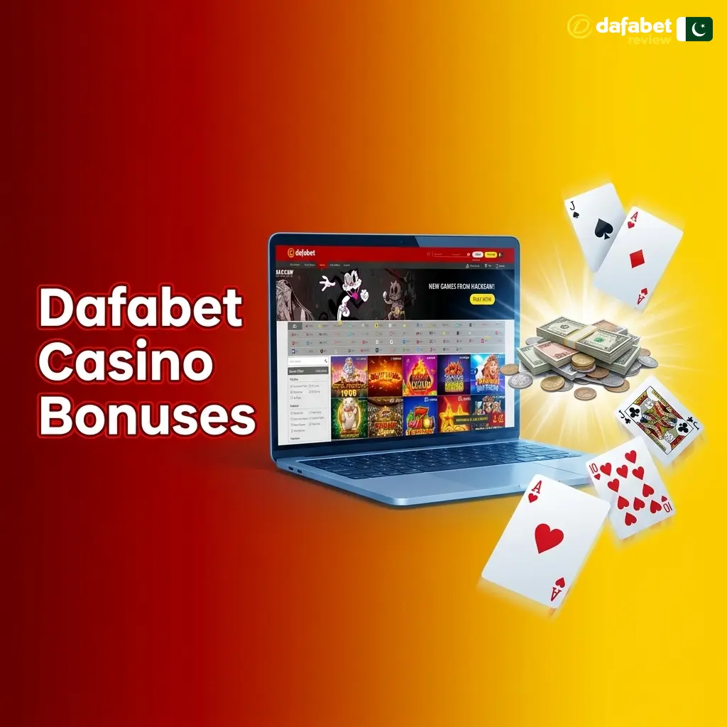 Dafabet Casino bonuses for Pakistan players covering slots, live tables and online casino games with clear terms