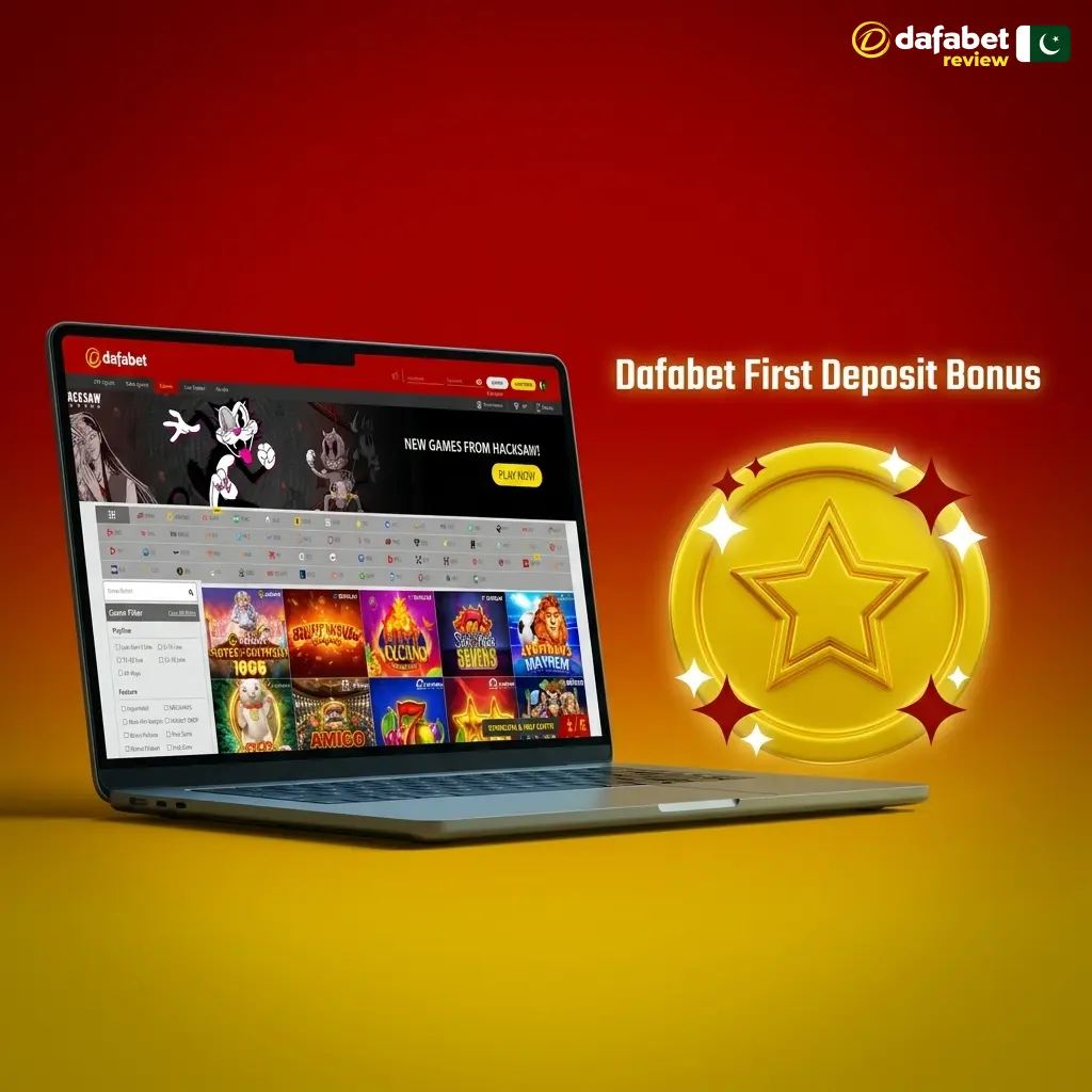 Dafabet 100% first deposit bonus up to PKR 40,000 for new players in Pakistan on casino and sports betting