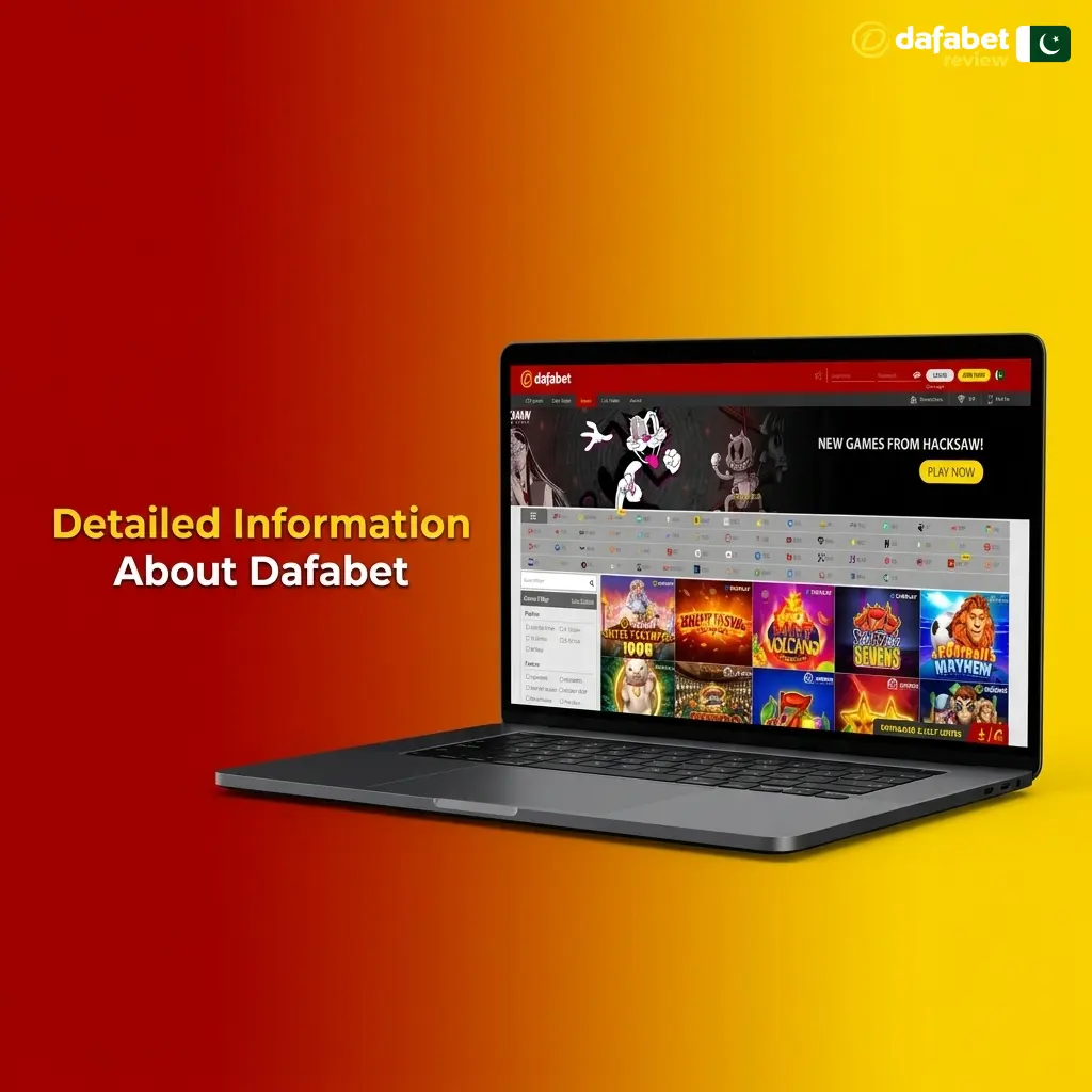 Dafabet platform overview showing sports betting, account security, and mobile app features for Pakistani players