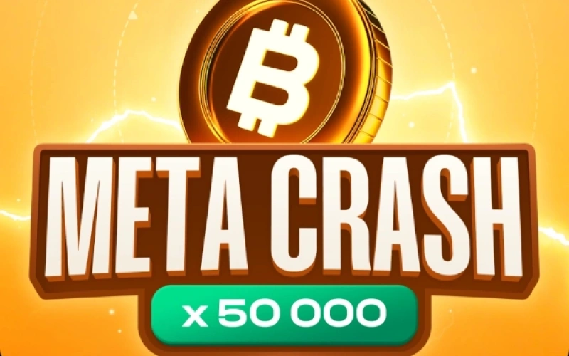 Cash out before the blast in Meta Crash casino game at Dafabet.