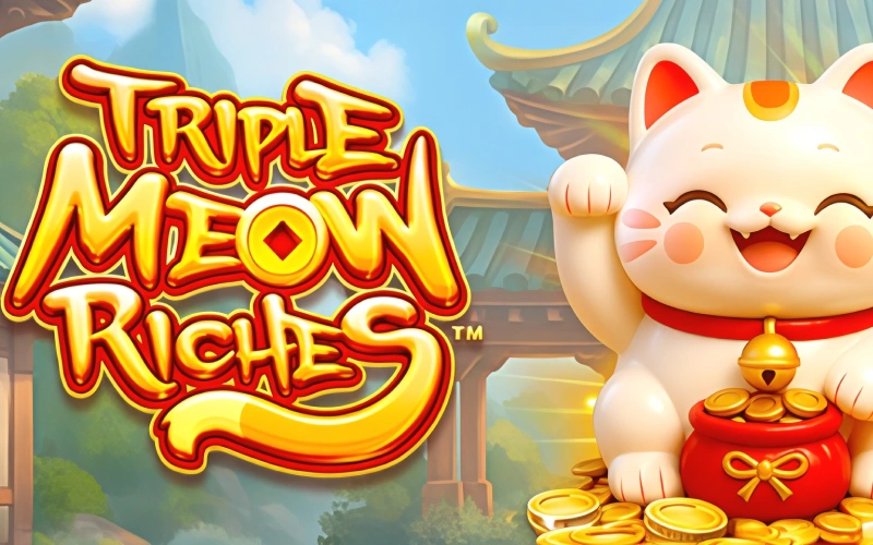 Find rare treasures in Triple Meow Riches casino game at Dafabet.